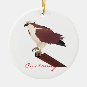 Adorno De Cerámica Thunder_Cove, rator de halcón Osprey