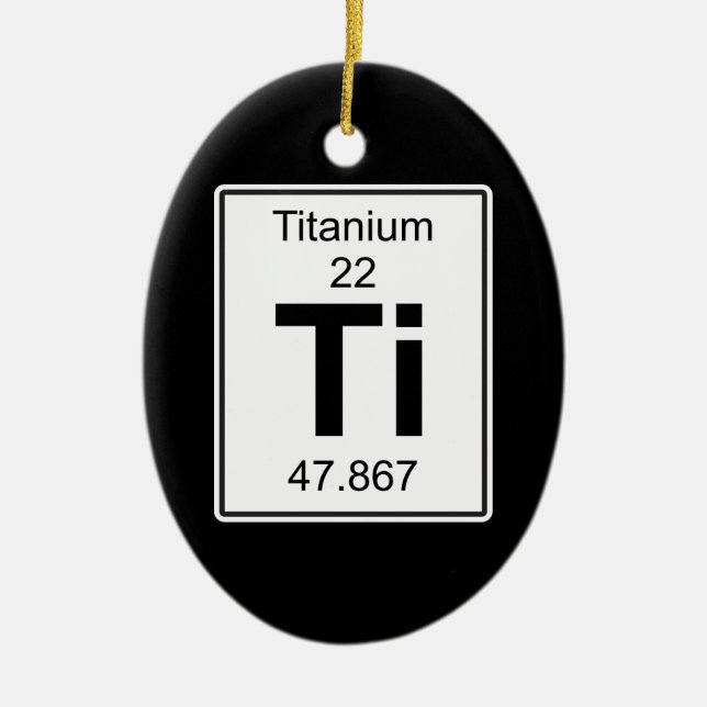 Adorno De Cerámica Ti - titanio (Frente)
