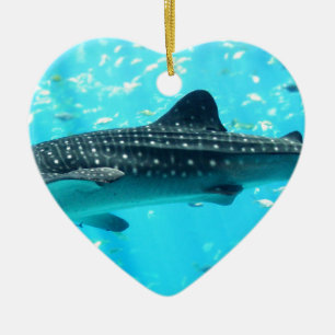 Adorno De Cerámica Tiburón de ballena azul Guay con estilo Moda de a