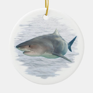 Adorno De Cerámica Tiburón en agua