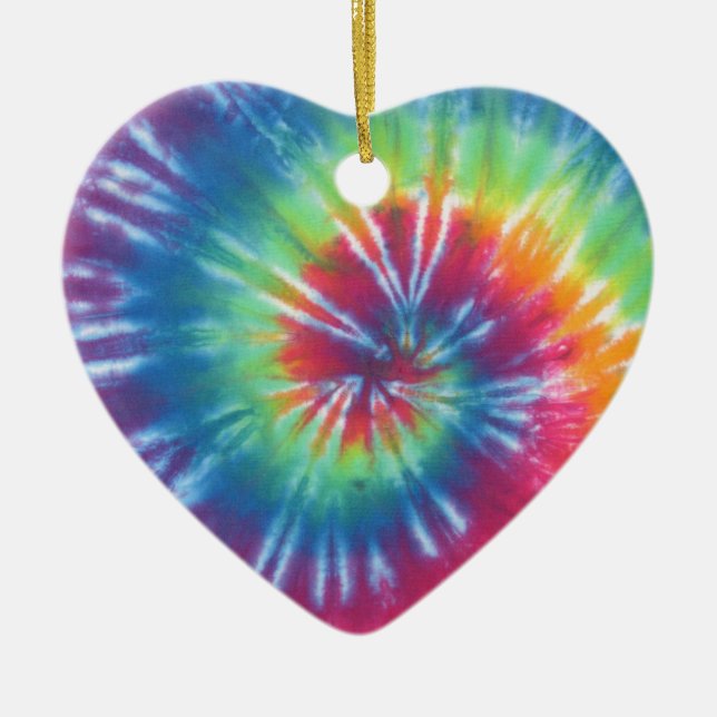 Adorno De Cerámica Tie Dye One (Frente)
