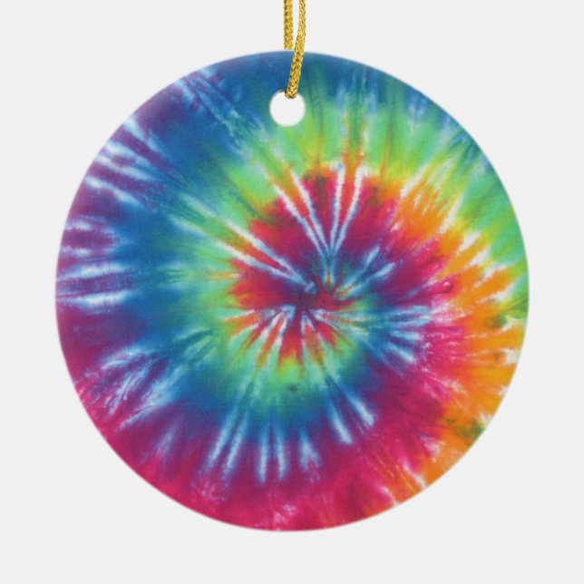 Adorno De Cerámica Tie Dye One (Frente)