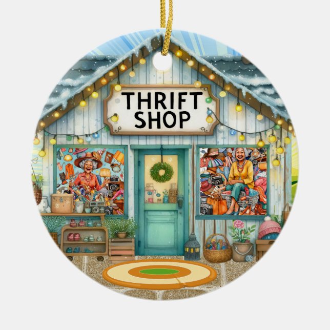 ADORNO DE CERÁMICA TIENDA DE RITMO (Frente)