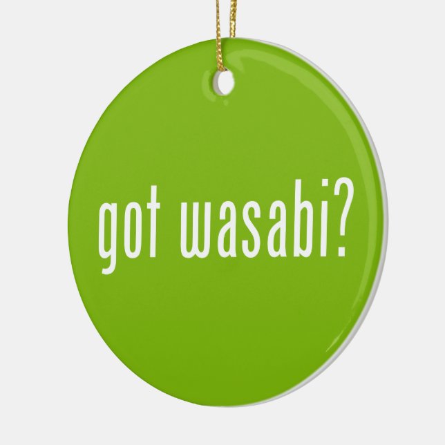 Adorno De Cerámica ¿tiene wasabi? (Izquierda)