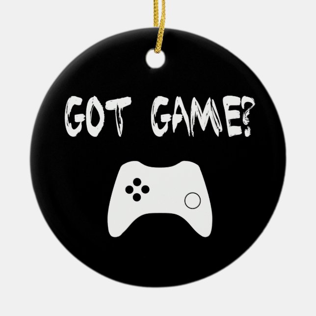 Adorno De Cerámica ¿Tienes juego? Funny Gamer Ornament (Frente)