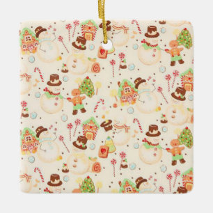 Adorno De Cerámica Tierra del caramelo