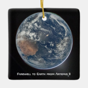 Adorno De Cerámica Tierra desde Artemis II