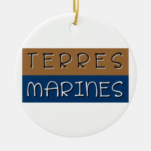 Adorno De Cerámica Tierras marinas