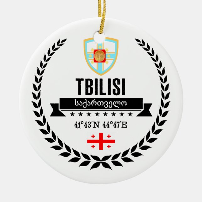 Adorno De Cerámica Tiflis (Frente)