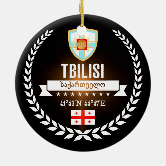 Adorno De Cerámica Tiflis (Atrás)