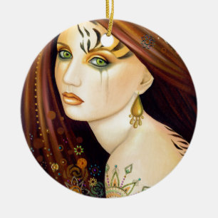 Adorno De Cerámica Tigerlily