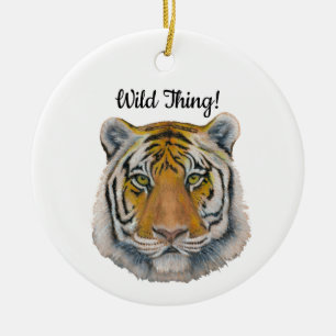 Adorno De Cerámica Tigre