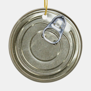 Adorno De Cerámica Tin Can Lid