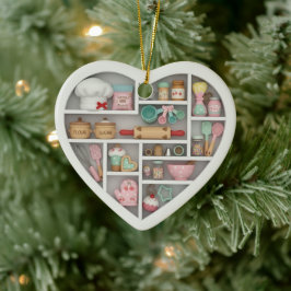 Adorno De Cerámica Tiny Shelves: Baker Edition graphic print Baking