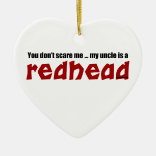 Adorno De Cerámica Tío del Redhead