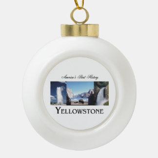 Adorno De Cerámica Tipo Bola ABH Yellowstone