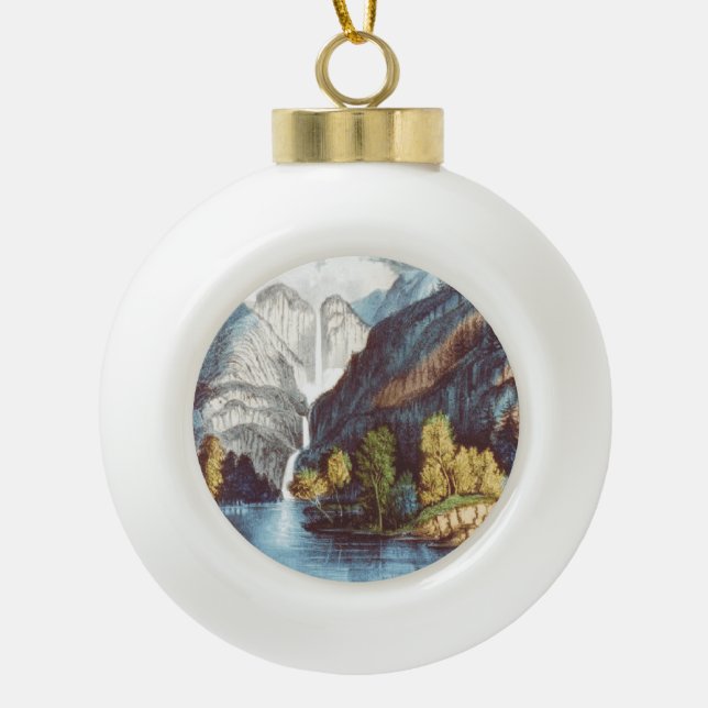 Adorno De Cerámica Tipo Bola ABH Yosemite (Anverso)