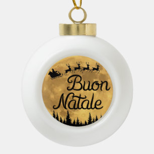 Adorno De Cerámica Tipo Bola Adorno de Bola de Buen Natale