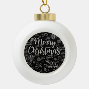 Adorno De Cerámica Tipo Bola Adorno de Bola de Cerámica de Navidad, Feliz Navid