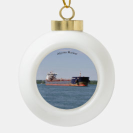 Adorno De Cerámica Tipo Bola Adorno de bola o copo de nieve Algoma Mariner