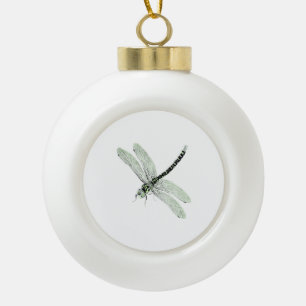 Adorno De Cerámica Tipo Bola Agender Pride Vintage Dragonfly Art