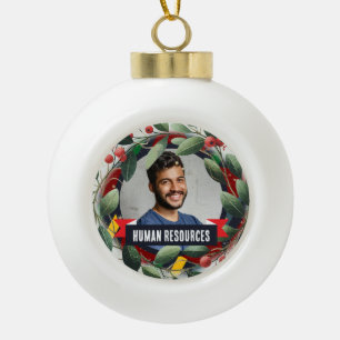 Adorno De Cerámica Tipo Bola Árbol de Navidad de Office - Recursos humanos