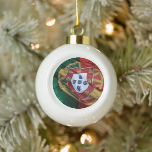 Adorno De Cerámica Tipo Bola arte popular portuguesa