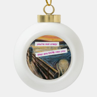 ADORNO DE CERÁMICA TIPO BOLA ARTES MURARE ORNAMENT SERIE 1