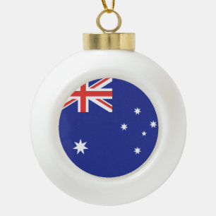 Adorno De Cerámica Tipo Bola Bandera de Australia