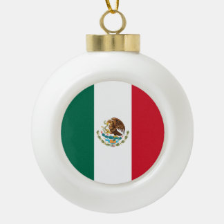 Adorno De Cerámica Tipo Bola Bandera de México, Bandera de la República Mexican