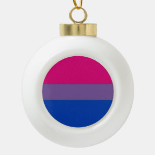 Adorno De Cerámica Tipo Bola Bandera de Orgullo Bisexual