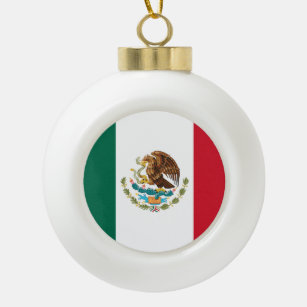 Adorno De Cerámica Tipo Bola Bandera nacional de Bandera de México Mexicanos