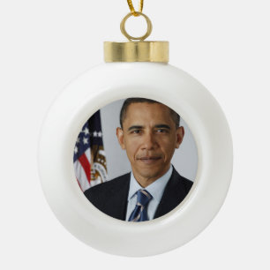 Adorno De Cerámica Tipo Bola Barack Obama