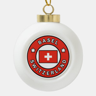 Adorno De Cerámica Tipo Bola Basilea Suiza