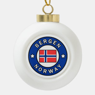 Adorno De Cerámica Tipo Bola Bergen Noruega