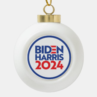 Adorno De Cerámica Tipo Bola Biden Harris 2024