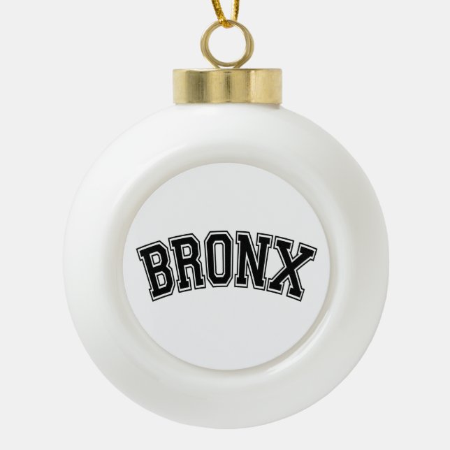 ADORNO DE CERÁMICA TIPO BOLA BRONX (Anverso)