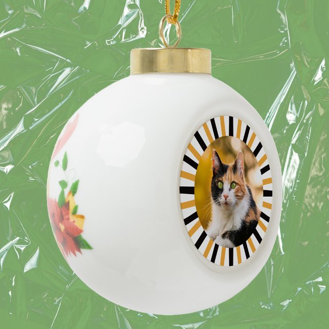 Adorno De Cerámica Tipo Bola Calico Cat  (Subido por el creador)