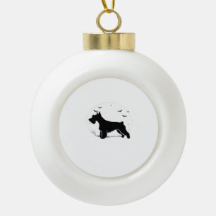 Adorno De Cerámica Tipo Bola Camiseta clásica de Terrier Checo � Silueta de Lun