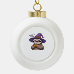 Adorno De Cerámica Tipo Bola Camiseta de Halloween con espuma suave - Lenta P