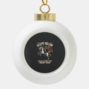 Adorno De Cerámica Tipo Bola Camiseta del Jinete sin Cabeza Sleepy Hollow Hallo