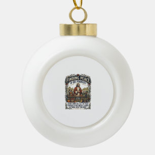 Adorno De Cerámica Tipo Bola Camiseta gráfica de comida hecha a mano Jesus Farm