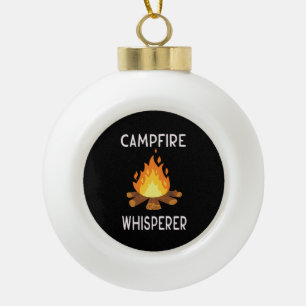 Adorno De Cerámica Tipo Bola Camping - Campfire Whisperer