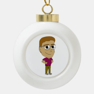 Adorno De Cerámica Tipo Bola chibi
