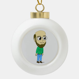 Adorno De Cerámica Tipo Bola chibi