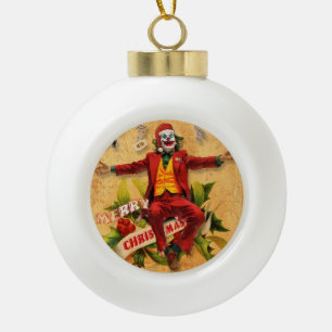 Adorno De Cerámica Tipo Bola Christmas Joke
