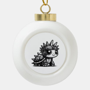 Adorno De Cerámica Tipo Bola Clásicos de diseño de arte vintage de tortuga Cybo