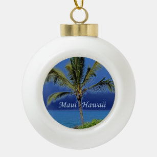Adorno De Cerámica Tipo Bola Conmemoración de Maui Hawaii