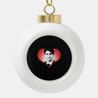 Adorno De Cerámica Tipo Bola Corazón de Justin Trudeau - .png