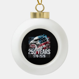 Adorno De Cerámica Tipo Bola Cumpleaños de Estados Unidos 250º Aniversario Mang